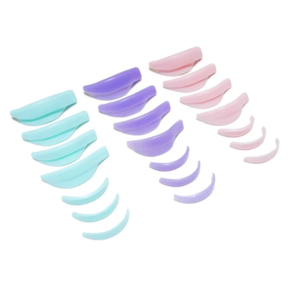 7 Pairs Silicone Eyelash Perm Pad Eyelash Extension Lifting Lashes Rods Shield 3D Eyelash Curler Accessories Applicator Tools