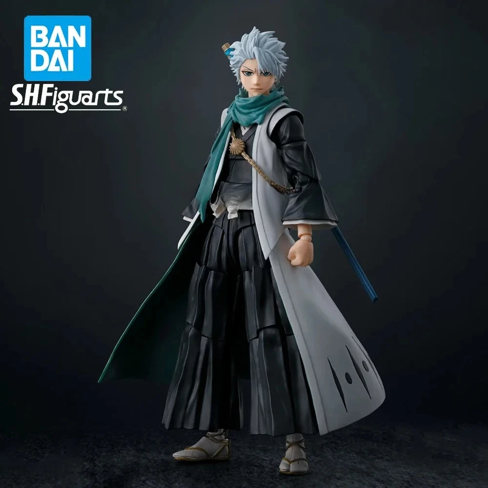 

Оригинальный инвентарь BANDAI SHFiguarts Аниме BLEACH: совет с сандрами миль años Hitsugaya Toshiro фигурка воздушного питания Anime modelo