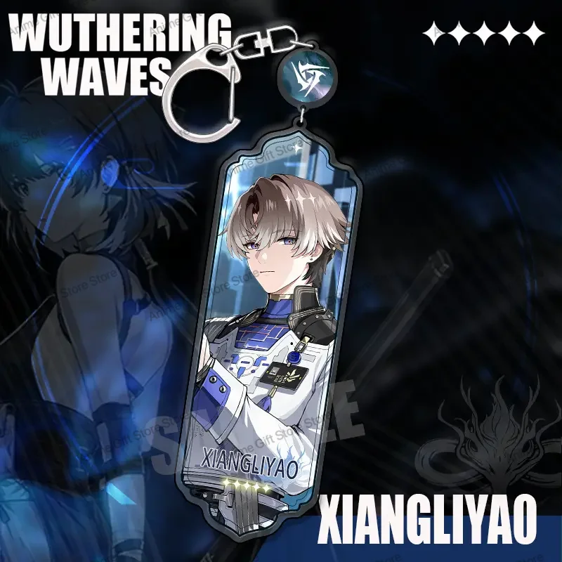 Game Wuthering Waves Zani Ciaccona Phoebe Cantarella Encore Cosplay Keychain Acrylic Keyring Backpack Decorations Gift 6cm
