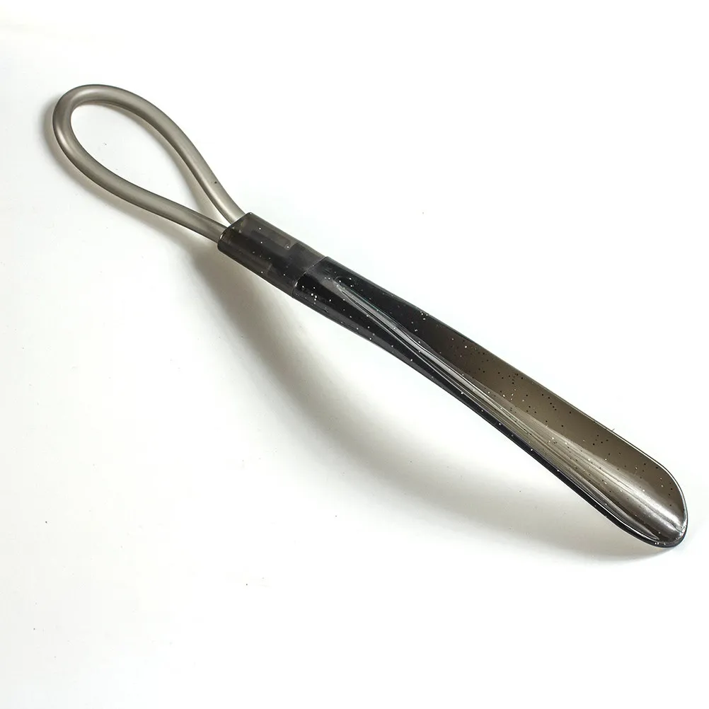 

Transparent Durable Plastic Shoes Horn Thick Handle Shoe Lifter Prevents Bending Ideal for Pregnant Women Seniors Travel