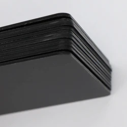 Black NFC Card Printable Matt Black PVC Material for Digital Business Social Media Card