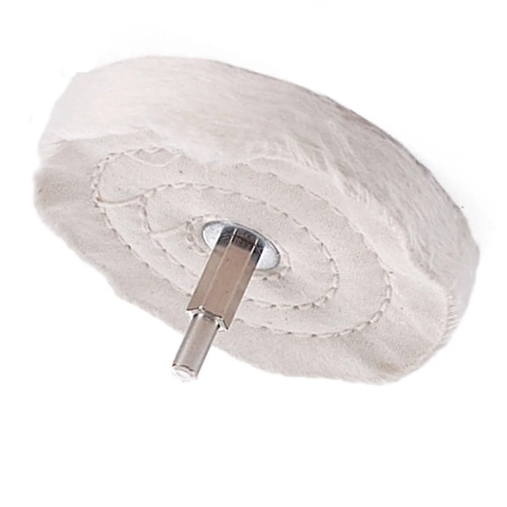 Wool Felt Grinding Sanding Head Abrasive Buffing Wheel Shank Cotton Thread Polishing Mini Brush Power Tool Accessories