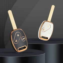TPU Car Remote Key Case Cover Shell For Honda Accord Civic CRV CR-V Pilot Insight Ridgeline Protector Holder Fob Bag Accessories