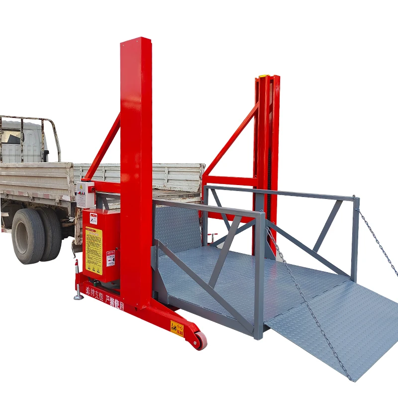 Mobile Lifting Platform 2 Ton 3 Ton Loading and Unloading Boarding Bridge Hydraulic Movable Electric Lifting Equipment