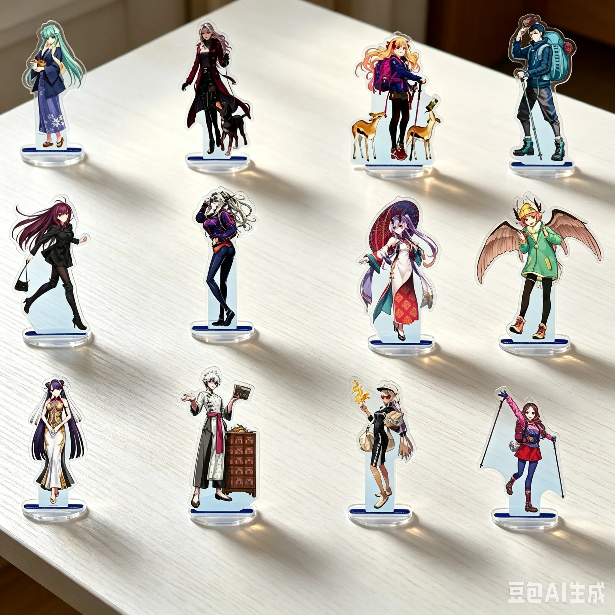 15cm Anime Acrylic Stand Model Fate/Grand Order Bookshelf Decoration Lovely Products High Definition Images As A Gift Keychain