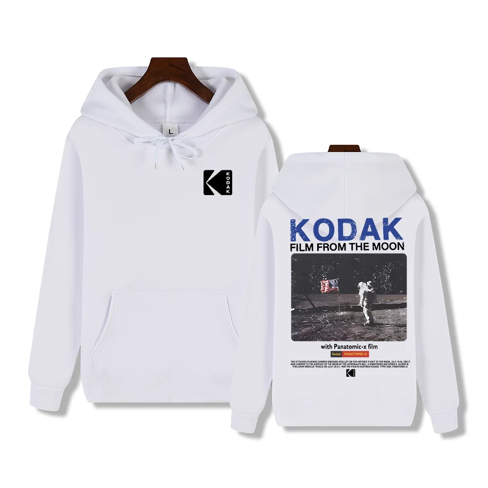 

Популярная мужская толстовка Kodak с ретро-принтом в стиле Y2K, идеально подходящая для осени и зимы, модная, повседневная, удобная и свободного кроя.