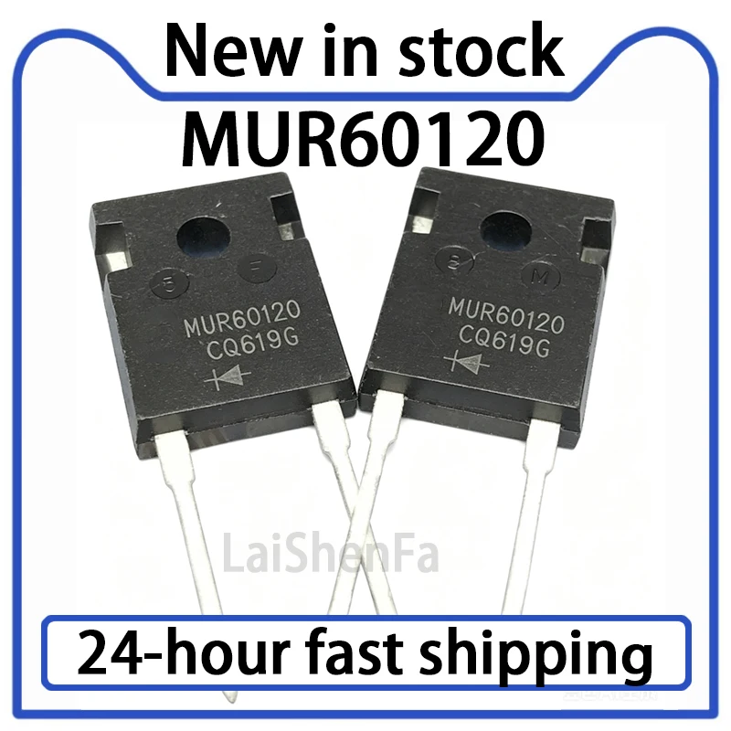 1PCS New MUR60120 TO-247 1200V 60A Fast Recovery Rectifier Diode