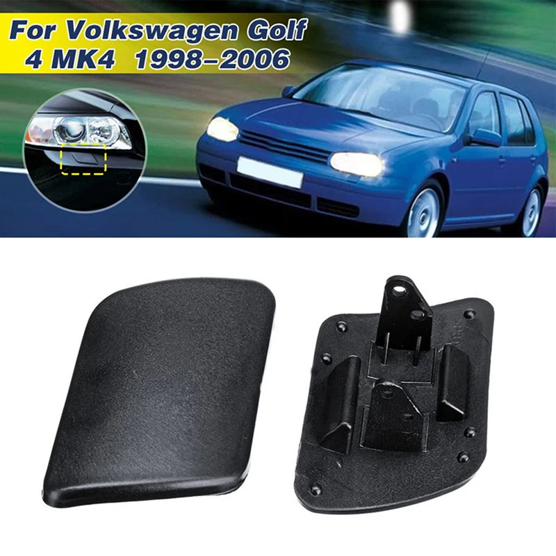 

1 пара переднего бампера, крышка омывателя фар, левая/правая боковая крышка для VW Golf IV Mk4 1998-2006 1J0955109A, 1J0955110A