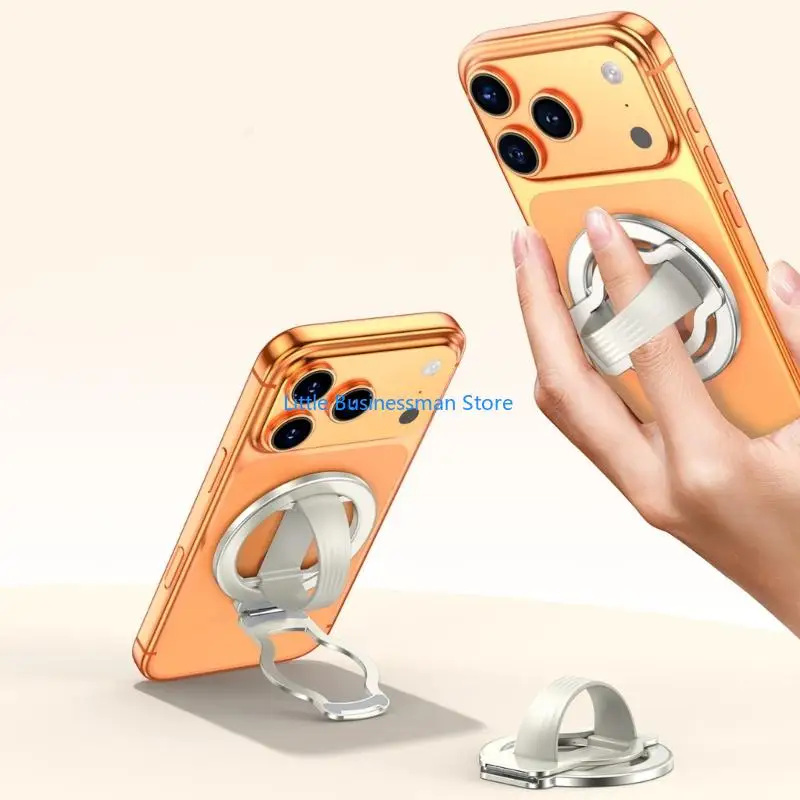 Adjustable Metal Phone Support With Silicone Base For Stable Placement M76A