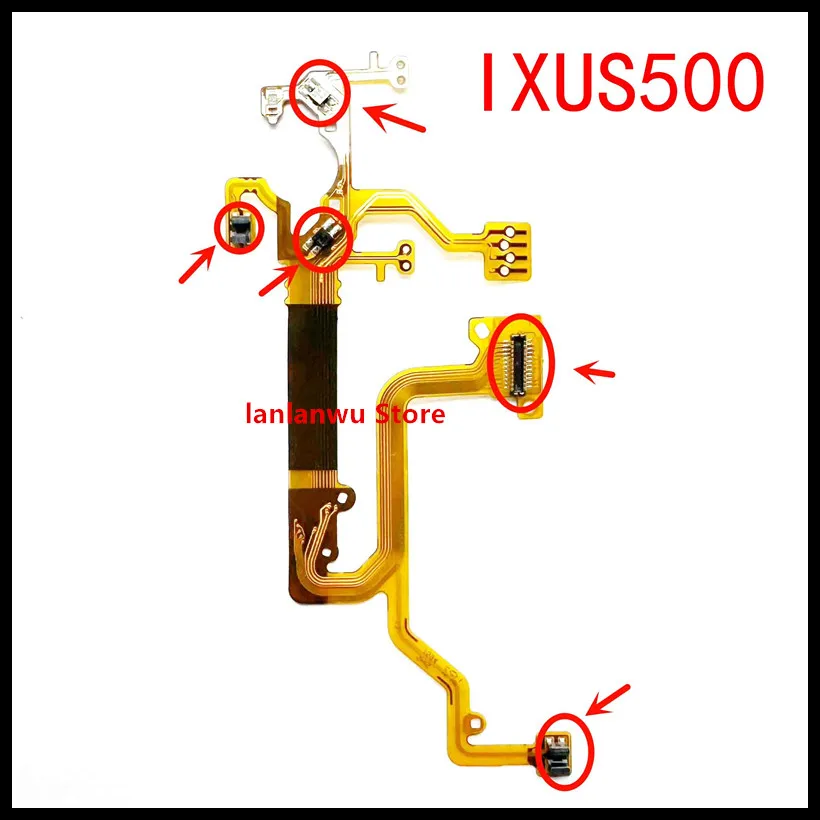 cable-flexible-d'objectif-pour-canon-piece-de-reparation-d'appareil-photo-numerique-powershot-ixus500-hs-nouveau