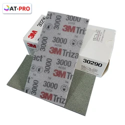 3M 30289 Pyramid Abrasive Square Sponge Sandpaper 70mm 140MM Hookit P3000 P5000grit Foam Disk Sandpaper For Car Grinding