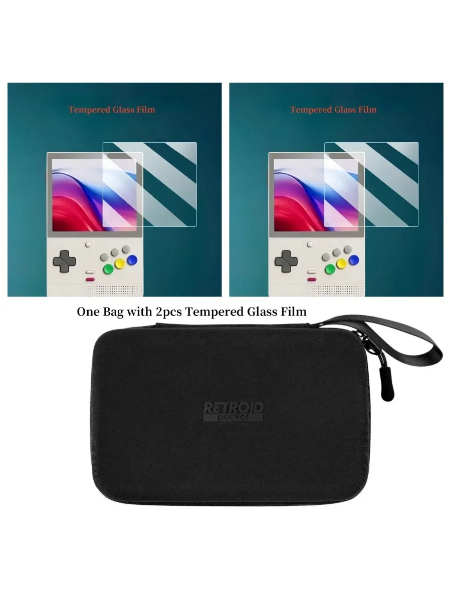 Nowe Oficjalne Etui Torba na Konsolę Retroid Pocket Classic Odporna na Wstrząsy Przenośna Konsola Retroid RPC Ochronne Pudełko do Przechowywania z Ochroną Ekranu — zdjęcie produktu 7