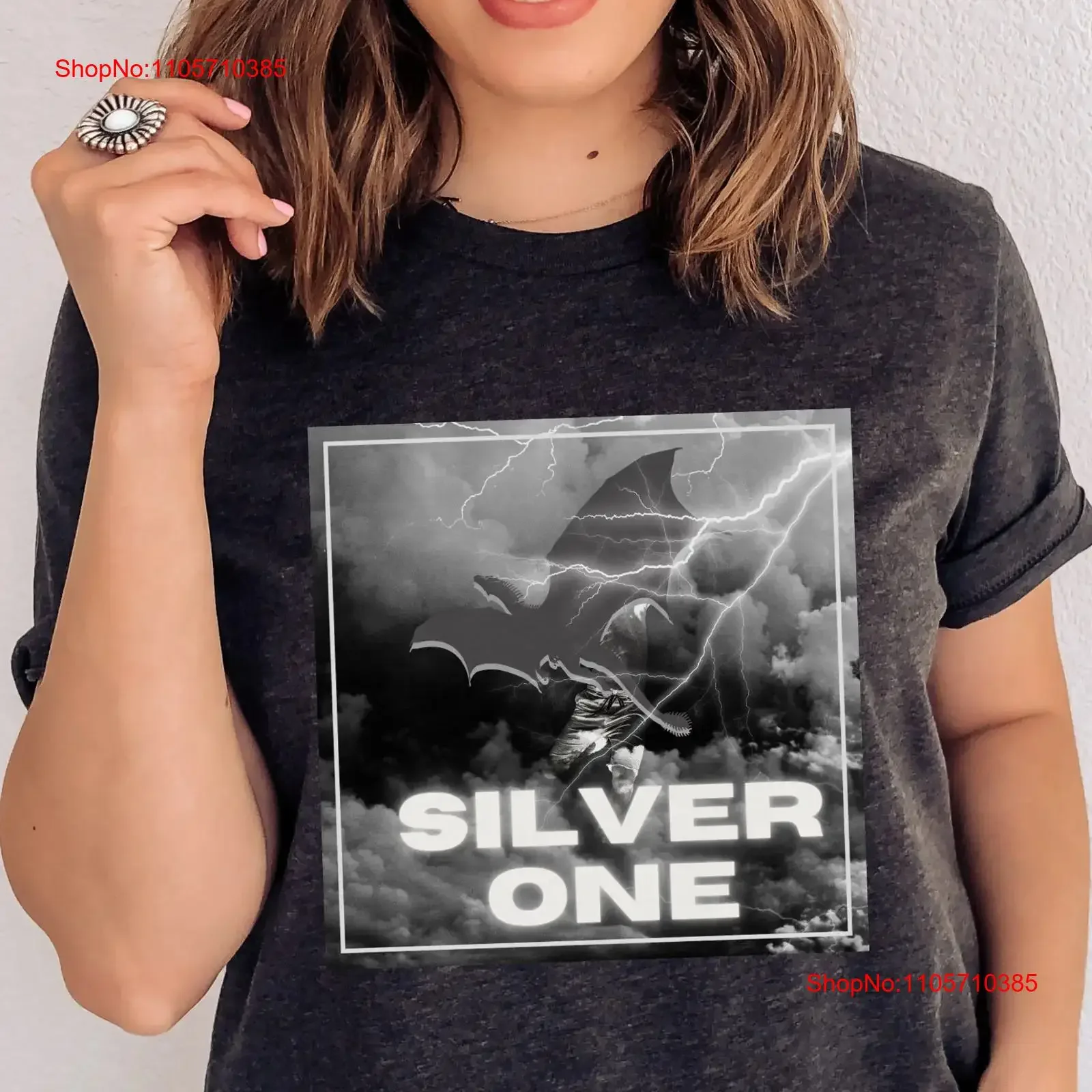 Fourth Wing T Shirt Silver One Fantasy Bookish Iron Flame Xaden Merch Violet Basgiath College vintage Washed Breathable