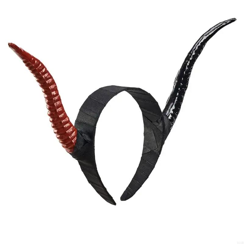Elegantes Harz-Horn-Stirnband für Frauen und Mädchen, leichtes, bequemes Haar-Accessoire für den täglichen Gebrauch und Partys – Detail 4