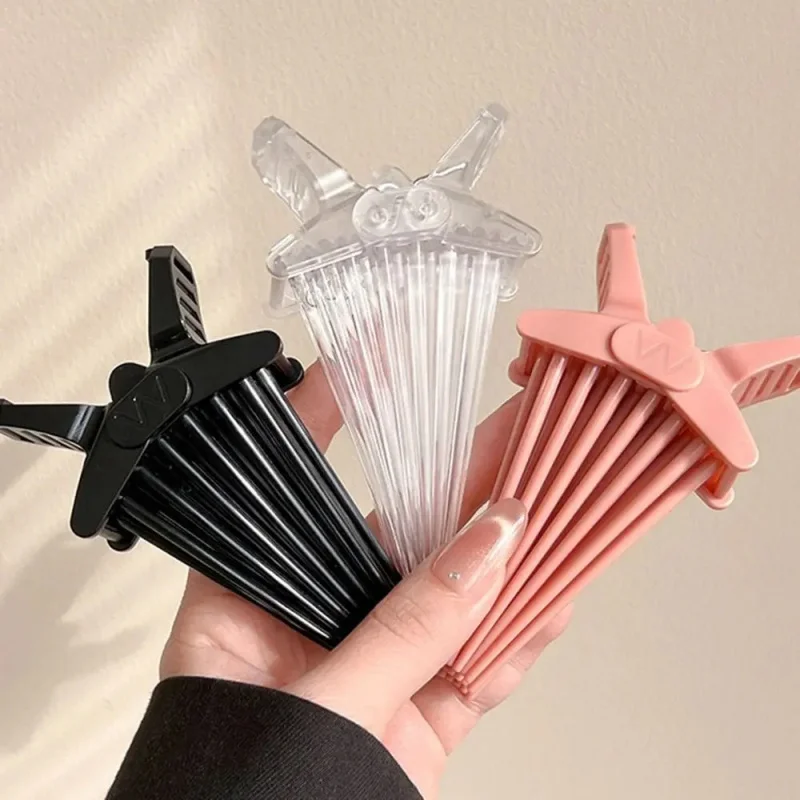 Non-heat Hair Volume Clip, 18 Claws Volumizing Root Lifting Tool, No Crease Fluffy Bang Booster DIY Hair Style Fluffy Tool