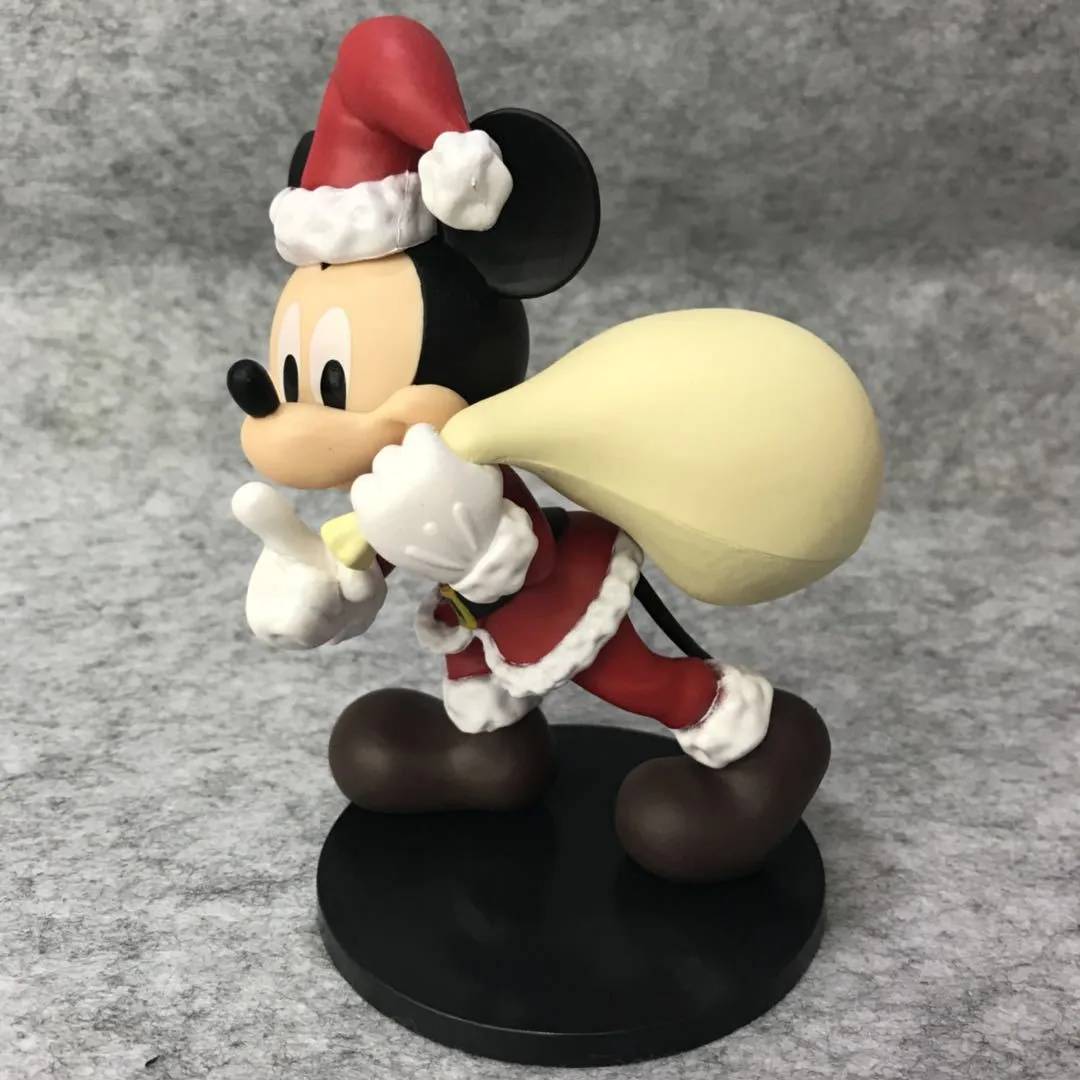 Minnie Mickey Mouse Action Figure GK Model Toys Santa Mickey Devil Minnie Mummy Mickey Figuras Decoration Accessories Kids Gift