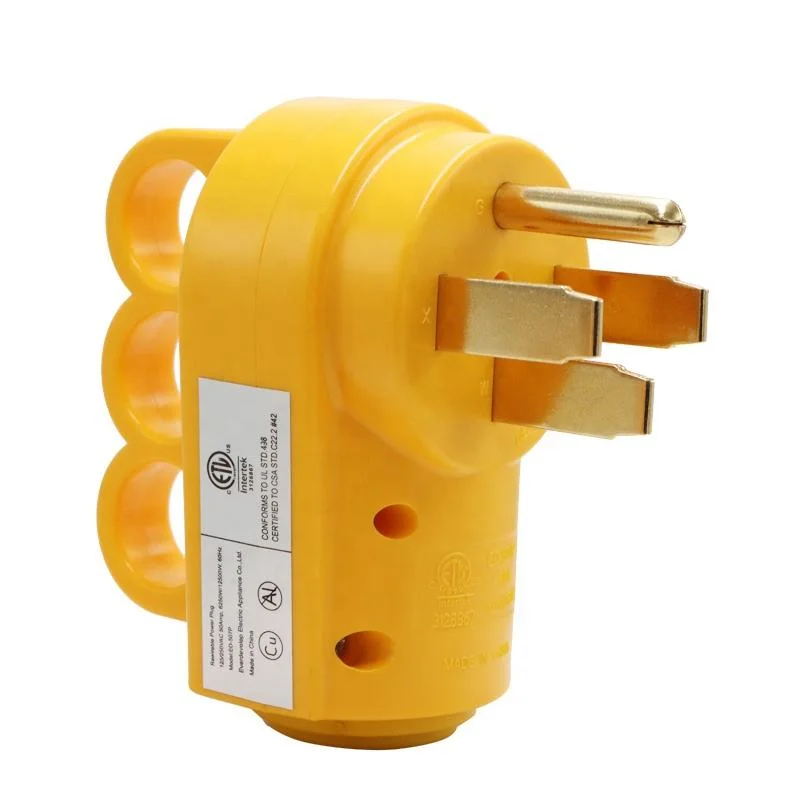 

Сменная вилка NEMA 14-50P, 50 А, розетка для автодома, 125/250 В, вилка для автодома, сверхмощная розетка с ручкой, внесен в список ETL