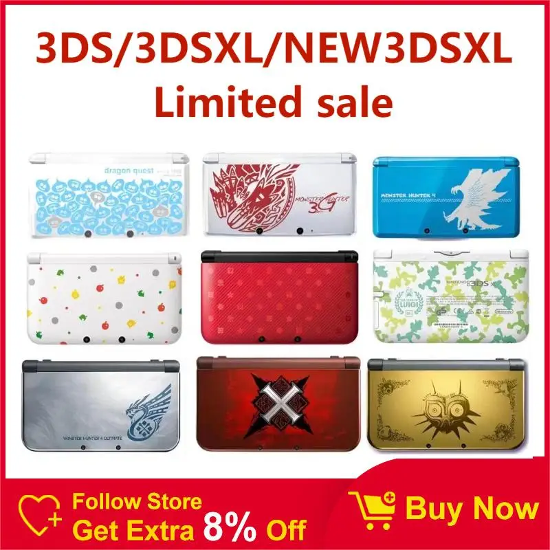 3DS/3DSXL/NEW3DSXL/한정 판매에 사용되는 원본/모든 옵션에는 128GB 메모리 카드(3DS 128 게임)+64GB 메모리 카드+R4 카드가 포함됩니다.