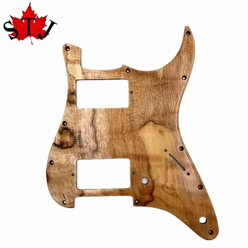 1PCS Electric Guitar HH Solid wood Pickguard Scratch Plate made for 11 Holes American Standard FD ST Style Guitar Accessories