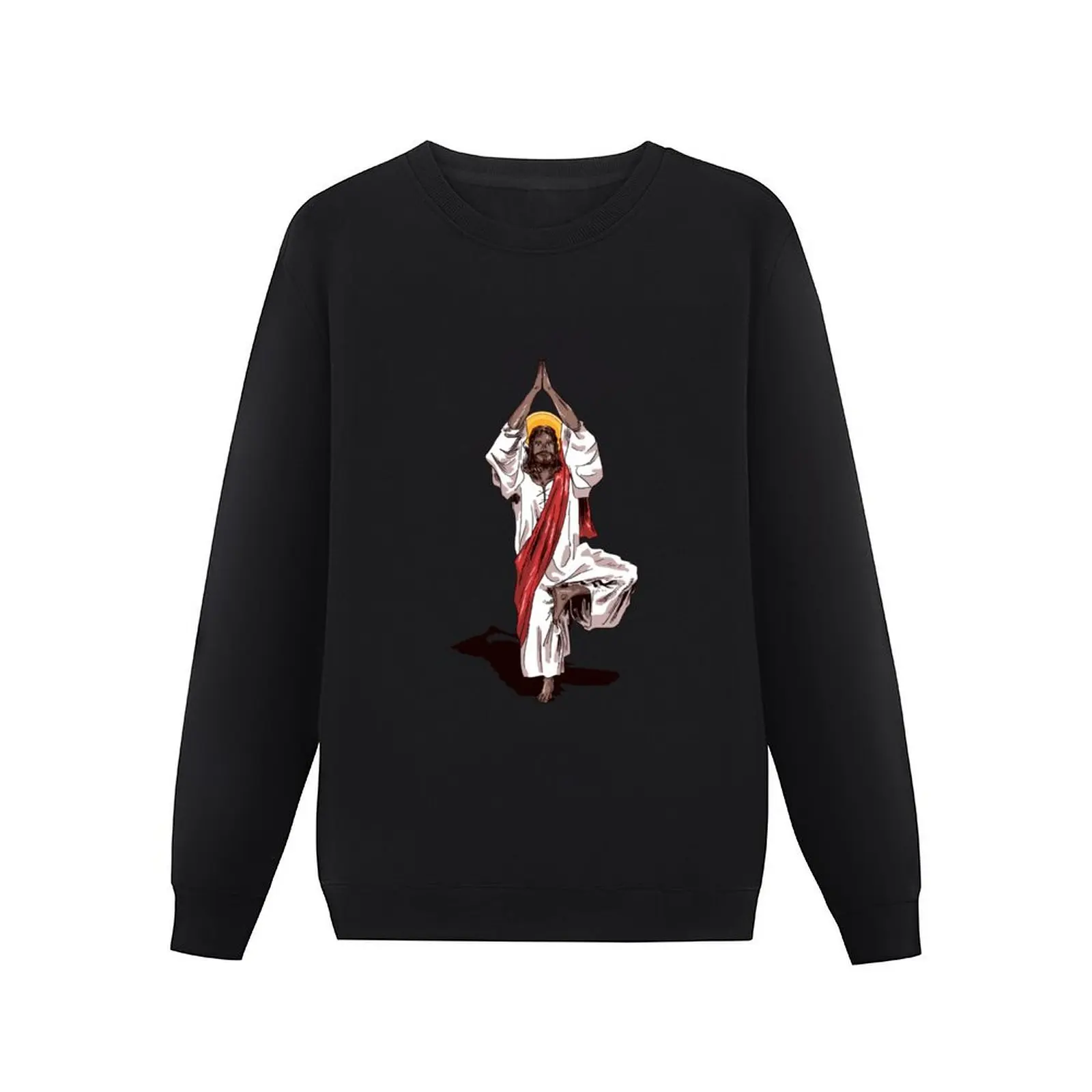 Jesus yoga Pullover Hoodie mens clothing anime clothing autumn clothes new in hoodies & sweatshirts