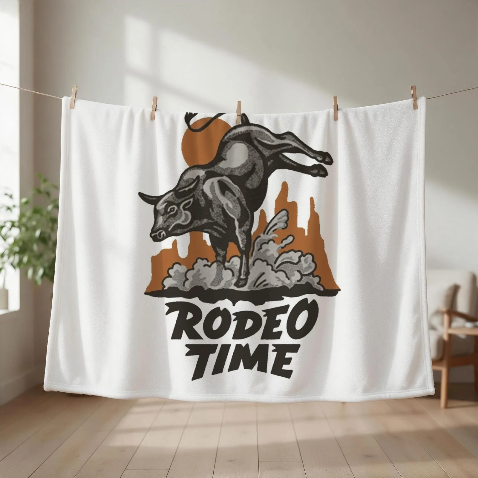 Rodeo Time Dale Brisby Throw Blanket Winter beds Bed linens blankets ands for babies Blankets