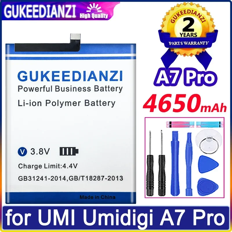 

GUKEEDIANZI New 4650mAh Battery for Blackview A7 / A7 Pro A7Pro Bateria Batteries + Track NO