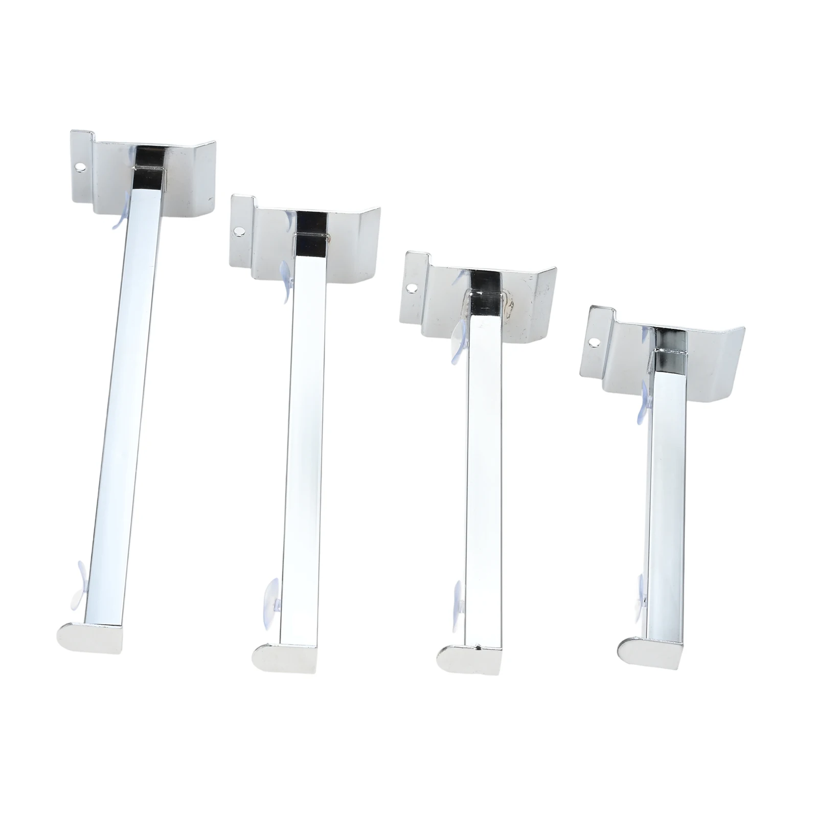 1Pc Heavy Duty Metal Wall Slot Shelf Bracket Hook 20/25/30/35cm Hanger For Glass Plates Laminated Board Retail Display Storage