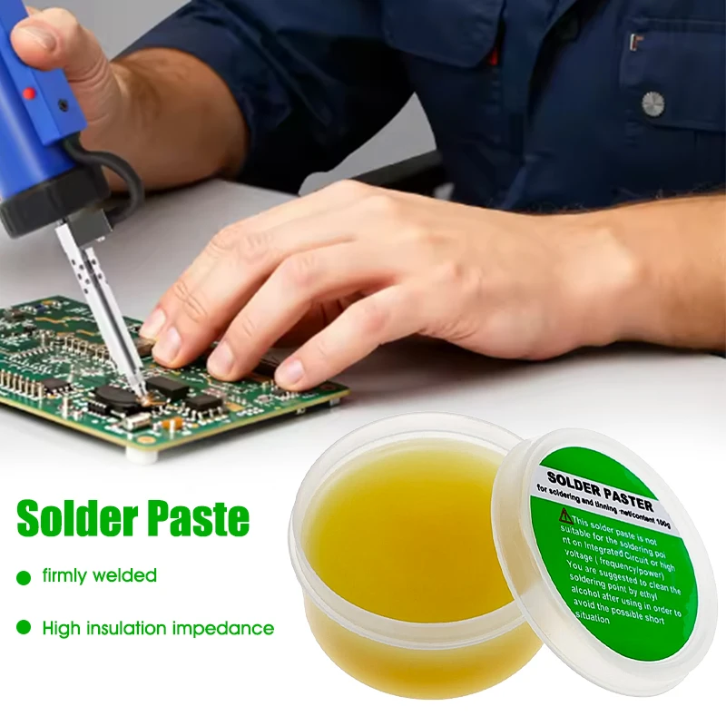 

Электрический флюс Rosin для пайки, бессвинцовая высокочистая паяльная паста, паста для ремонта железных соединений, паяльная паста для электронных компонентов, инструмент для пайки