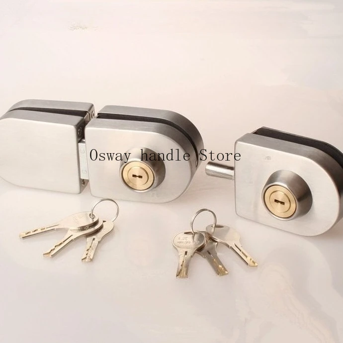 

Luxury glass door lock,Single glass door lock,stainless steel glass lock