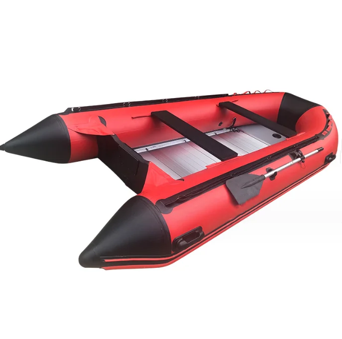 Barco flutuante de caiaque inflável barato com bóia ampliada e audaz