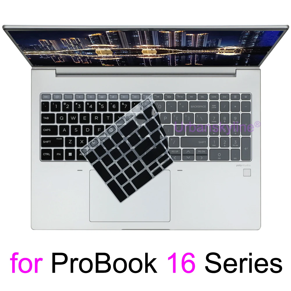 Keyboard Cover for HP Probook 16 4 G2i G1a G2a G1i G1ah G2ah 460 465 G11 Silicone Protector Skin Film Clear