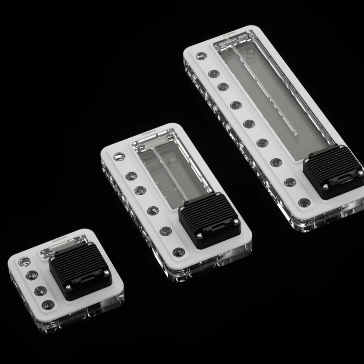 Barrow DC17-SDB 120/240/360mm Universal Integrated Pump Waterway Plate Water-Cooling Manifold China Waterway Deflector