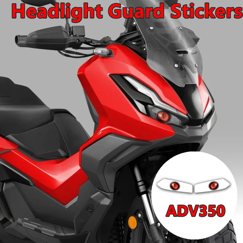 

Motorcycle Headlight Guard Stickers Headlight Protective Decals Waterproof and translucent For Honda ADV350 adv350 2024 2025