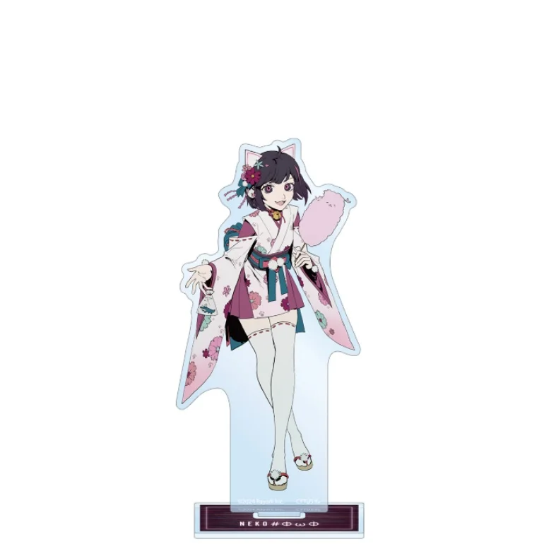 Music Game Cytus II PAFF Kimono ver Aroma White Acrylic Stand Model Plate Keychains Desktop Ornament Fans Gifts view 3