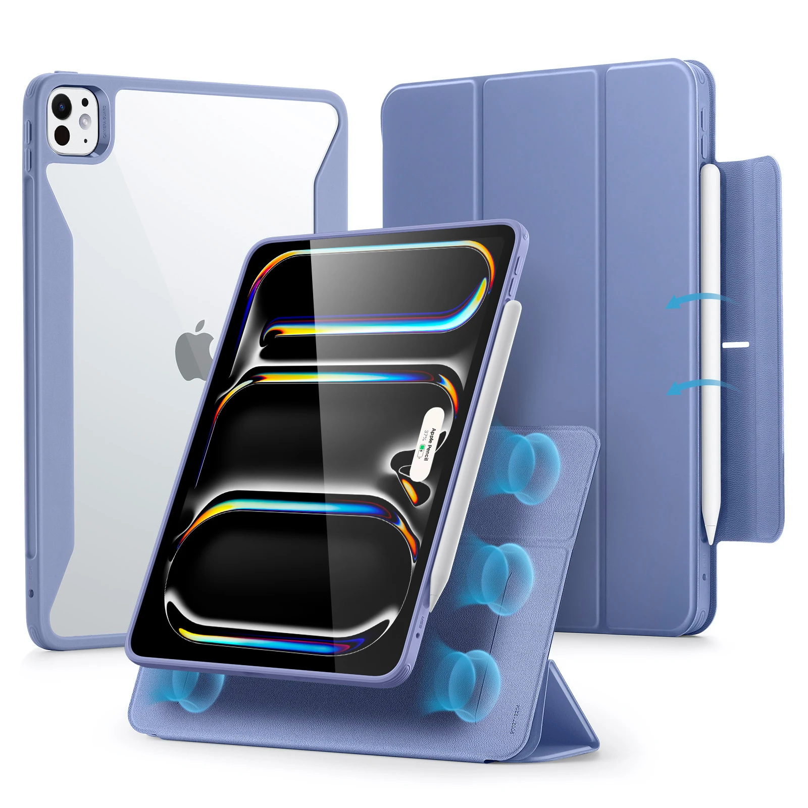 

ESR for iPad Pro 13 Inch Case (M5/M4) 2025/2024 Ultra-Stable Magnetic Vertical Stand Cover