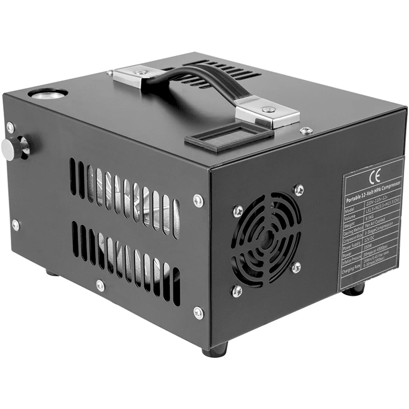 4500Psi 300Bar Портативный воздушный компрессор PCP Насос 110 В/220 В переменного тока 12 В постоянного тока высокого давления с трансформатором для надувного насоса для пневматической винтовки