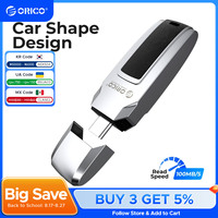 ORICO USB 3.0 100MB/S USB Flash Drive UFSD Metal Leather Pen Drive Type C 256GB 128GB 64GB 32GB Car Shape USB Stick Pendrive