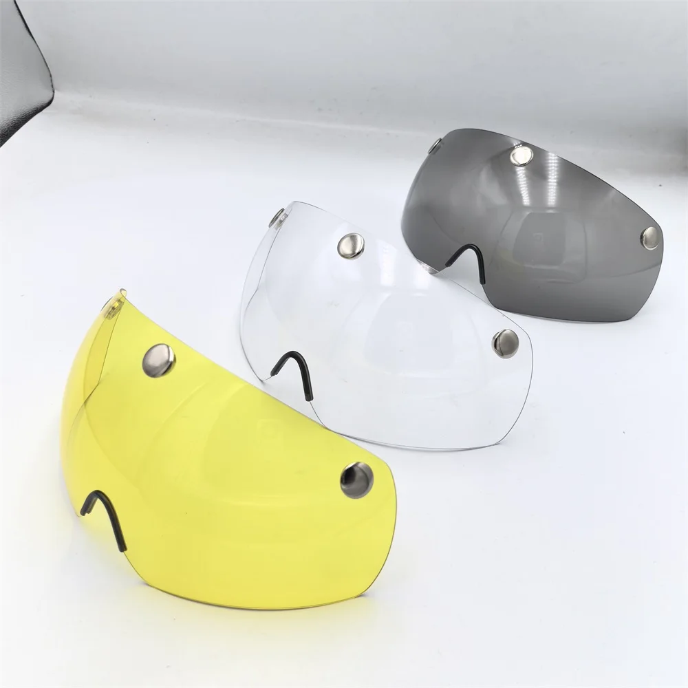 Neuer 290g Aero TT Rennrad-Helm mit Schutzbrille, Unisex Fahrrad-Sporthelm mit CB-16-Linse – Detail 7