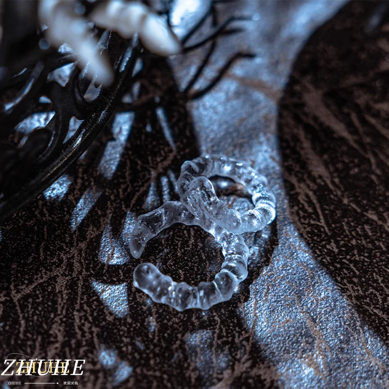 

The Time Bug Transparent Ring In Cyberpunk Style Is A Perfect Jewelry Accessory For Men And Women As A Party Gift