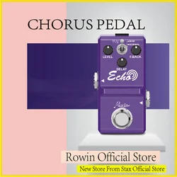 Rowin LN-314 ECHO Mini Delay Guitar Effect Pedal Ture Bypass Full Metal Case