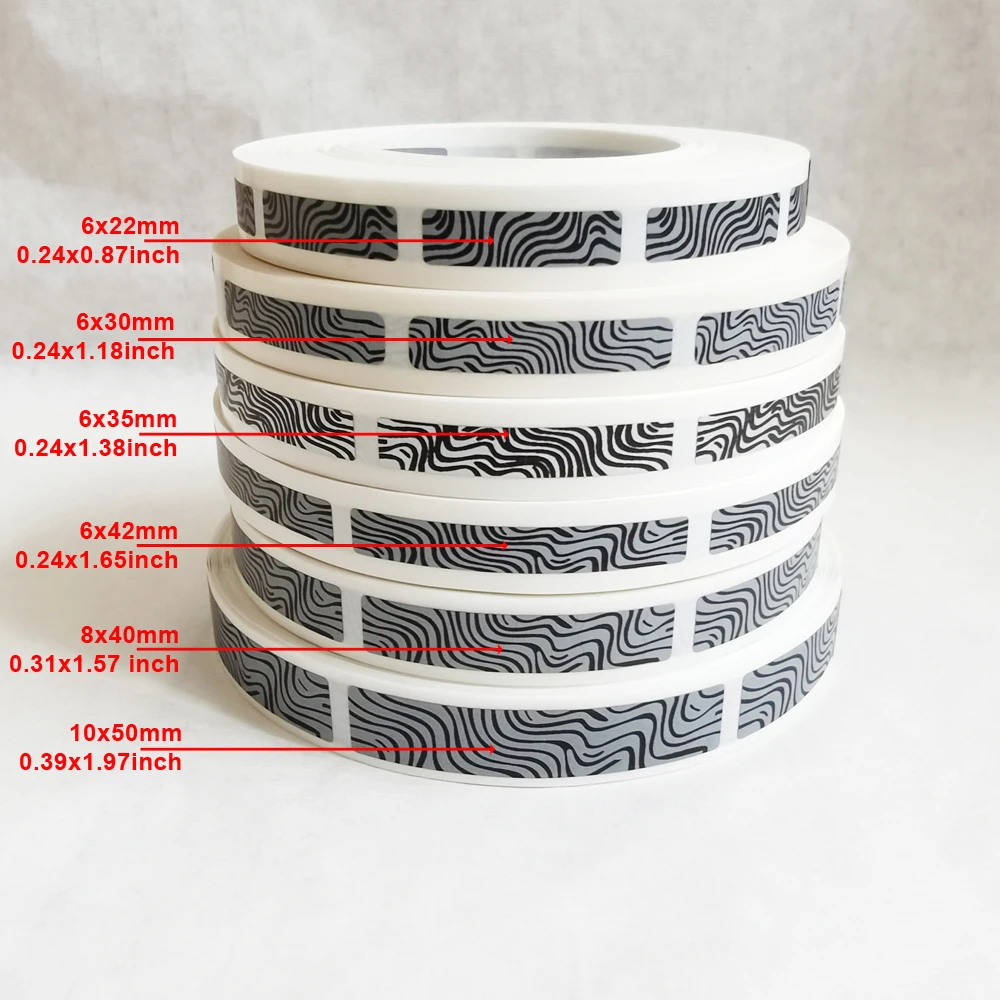 Zebra Pattern Scratch Off Label 1000 Stickers Per Roll Recharge Coupon Bonus Card Message Password Cover Film