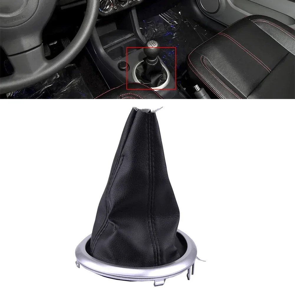 For Suzuki Shift Lever 2005-2010 For SX4 2007-2013 Not Fit For Lift Reverse PU Leather & Plastic Knob Stick Without Thread