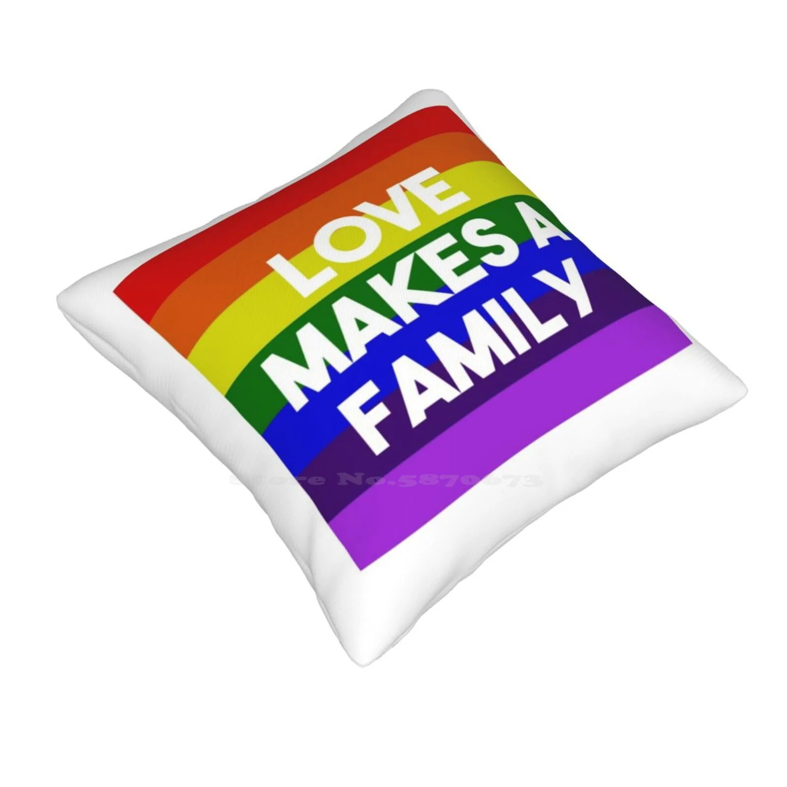 Love Makes A Family. Pillowslip Pillowcase Love Family Pride Lesbian Dogs Childrensbooks Diversity Lgbtqia