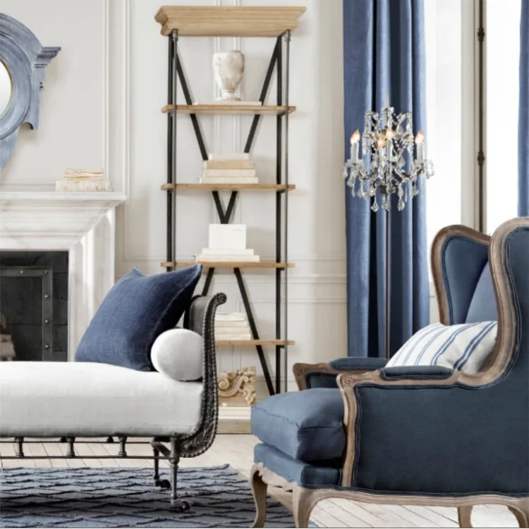 Solid wood single sofa sofa chair tiger chair