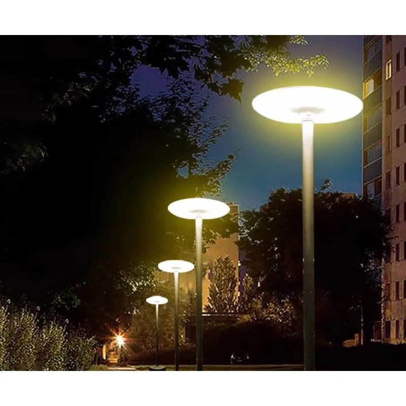 Movable villa garden high-power community lighting flying saucer light induction street light