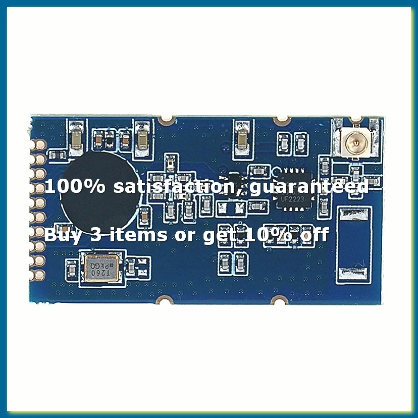 CC2500 2.4G Wireless Data Transmission Transceiver Module Built-in PA+LNA Chip SPI Wireless Remote Control Module-DT30