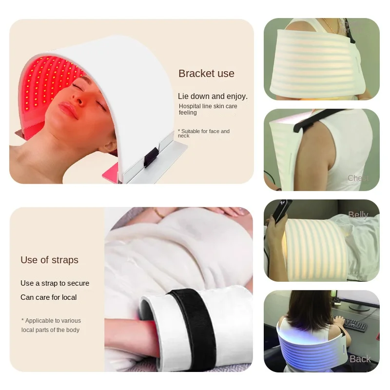 STLF7-Color سيليكون PDT مطياف LED أداة صف كبير أداة تجميل المنزل لتجديد شباب حزام مصمم الوجه 6 #3