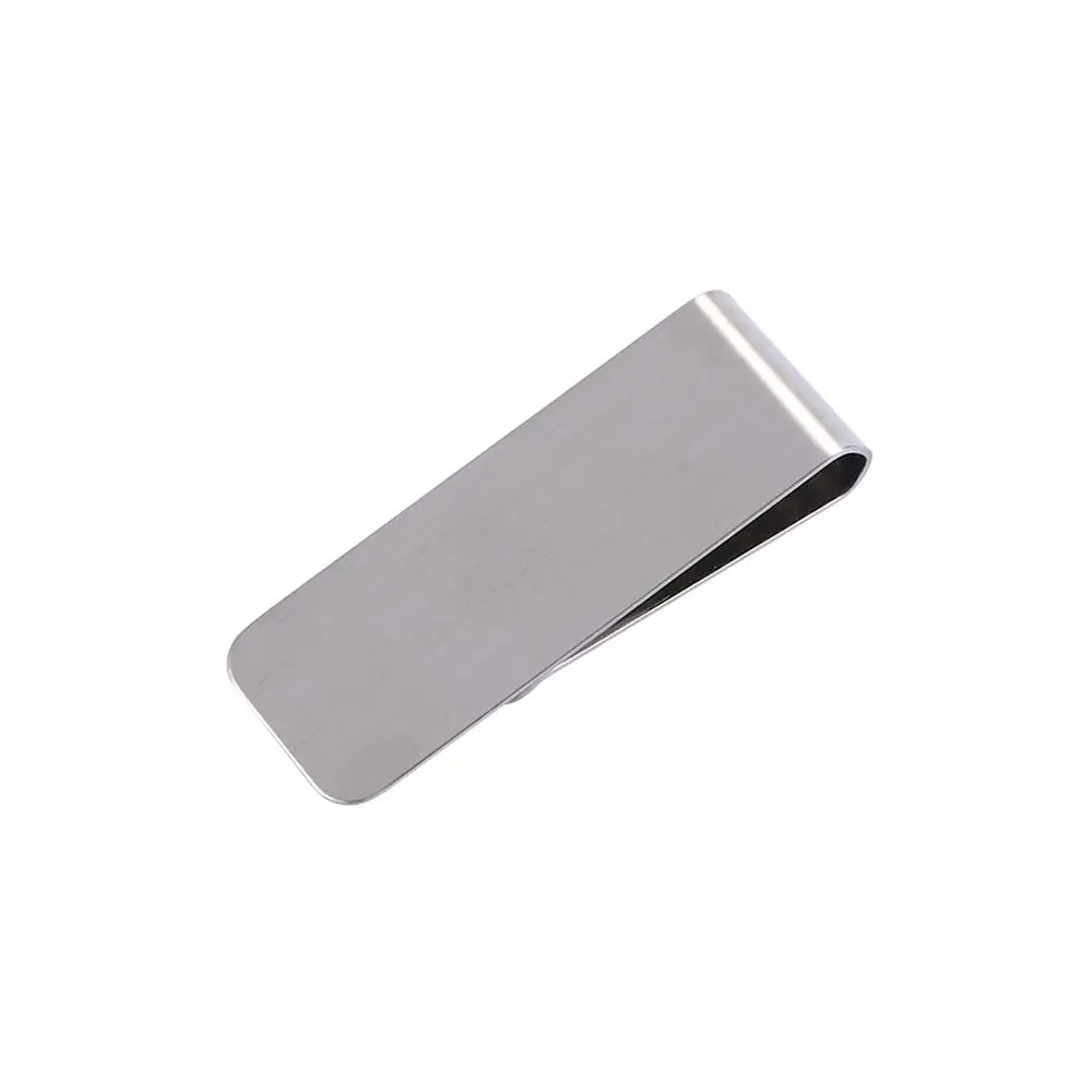 Men Purse Hot Sale Metal Clip Banknote Holder Slim Pocket Stainless Steel Men Purse Money Clip Wallet Cash Clamp