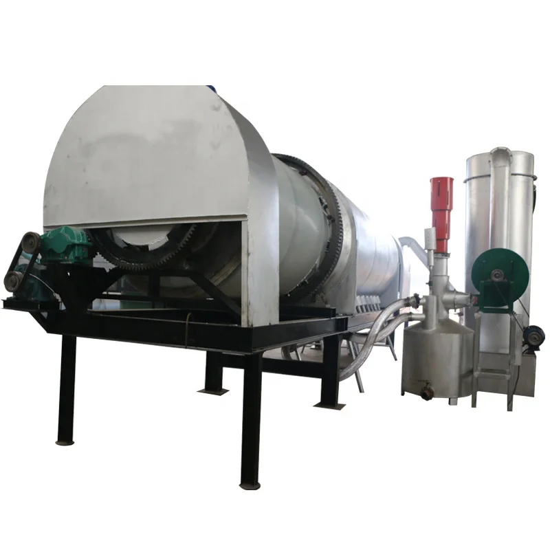 Smallest Continuous Mini Rotary Type Machine Biomass Smokeless Sawdust Wood Charcoal Stove Kiln Carbonization Furnace for Carbon