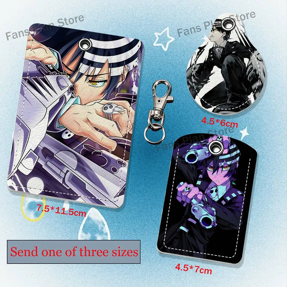 S-Soul Death Kids Fashion Leather Credit Card Holder Roomy Metro Debit Credit Card Air Tag Access Card Women Men Girls Boys